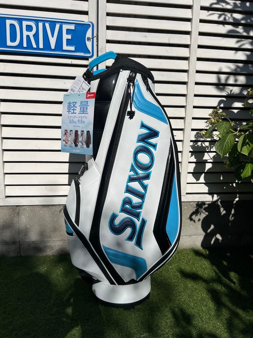 SRIXON キャディバッグ ホワイト/ブルー