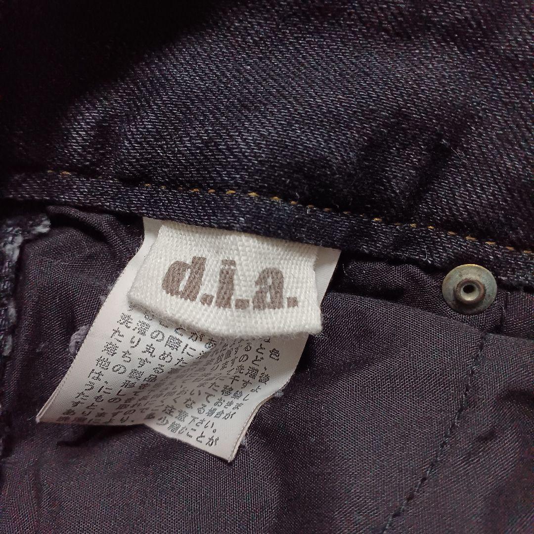 d.i.a. ダイヤ 金糸 ベルト ブラック デニム ショーパン ギャル 黒金