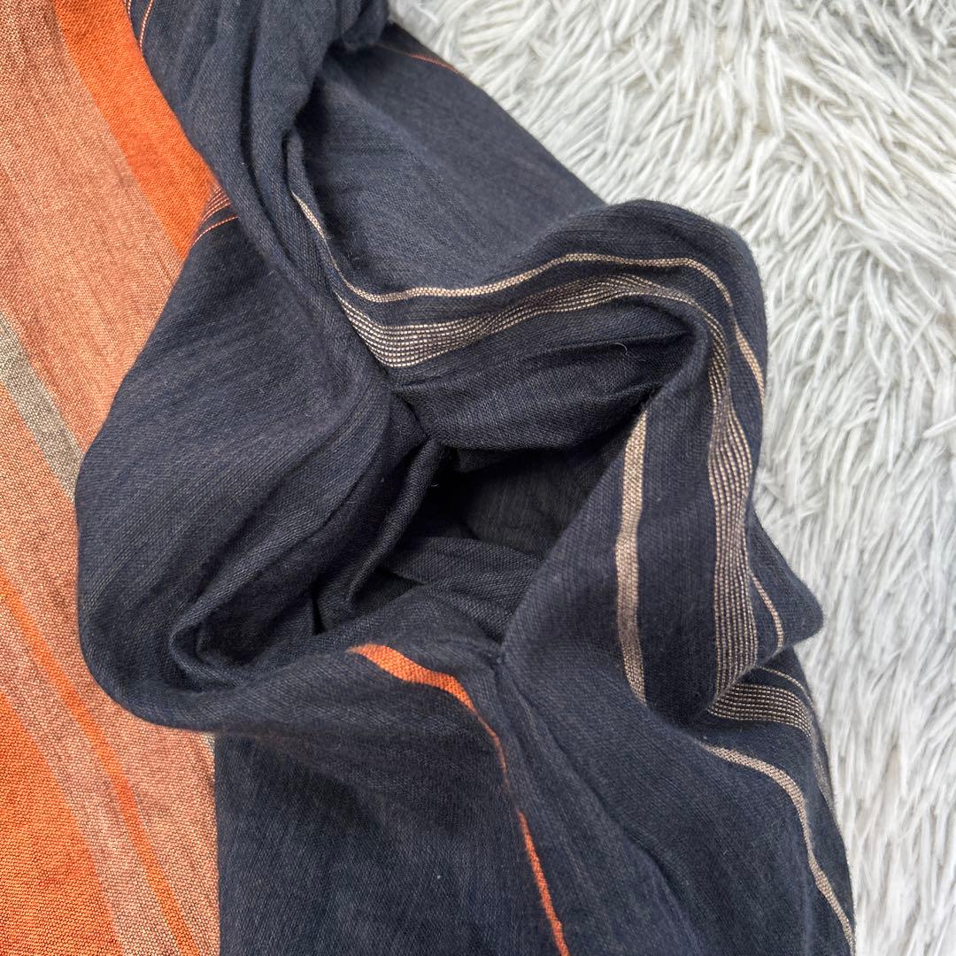 【美品】tamaki niime fuwa-T LONG ラウンドネック 平織り