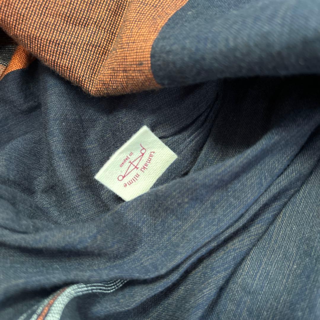 【美品】tamaki niime fuwa-T LONG ラウンドネック 平織り