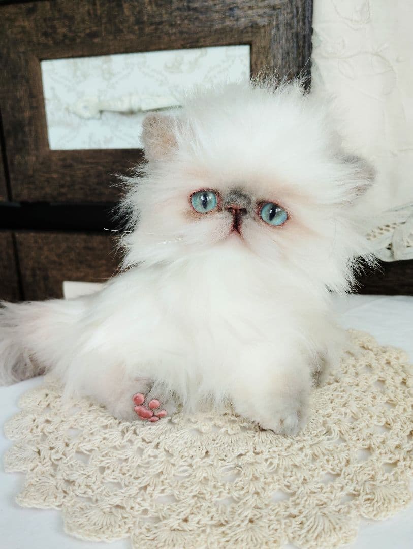 ヒマラヤン♡子猫のミミちゃん♡アートドール♡ぬいぐるみ♡
