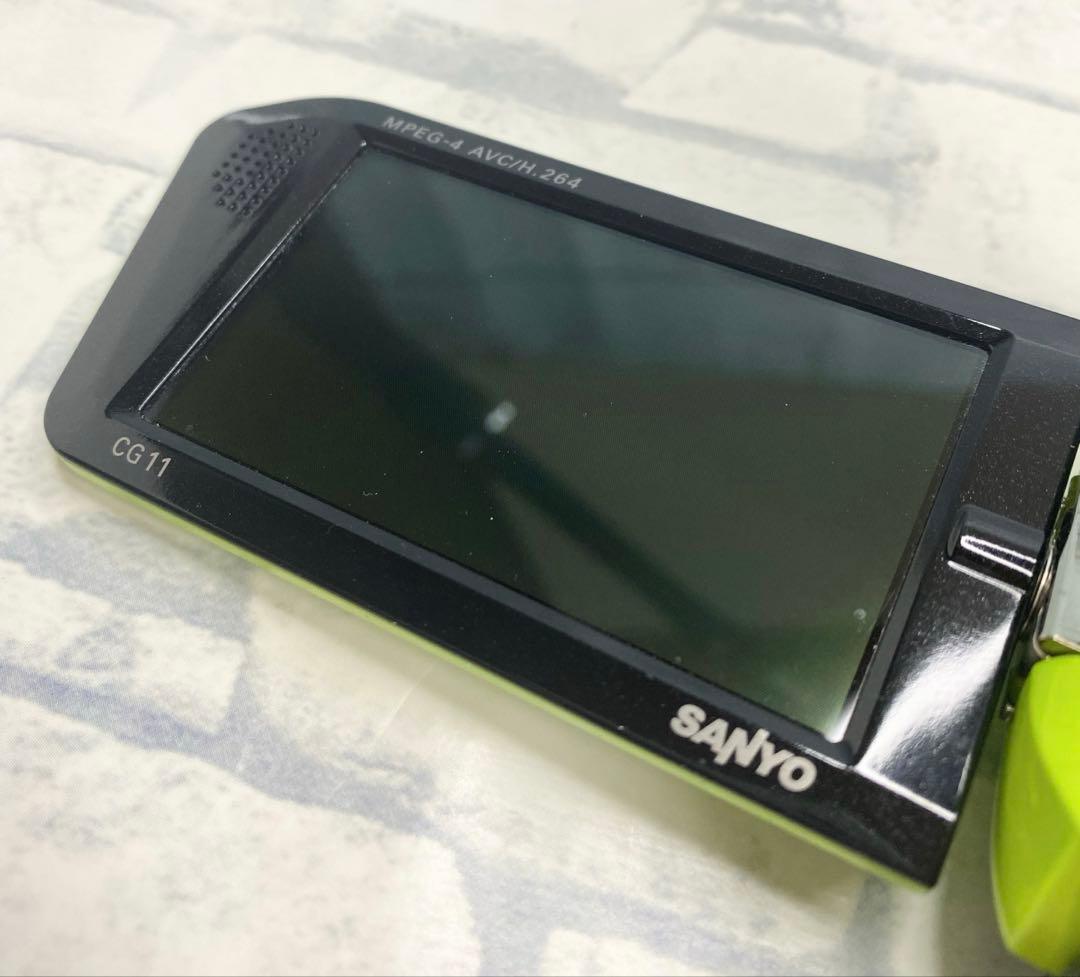 【動作確認済み】 サンヨー デジタルカメラ デジカメ DMX-CG11 グリーン