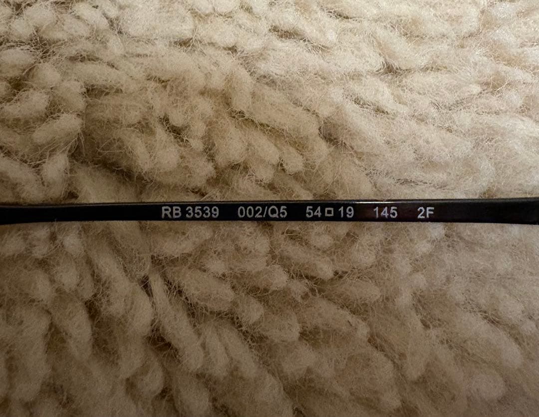 Ray-Ban（レイバン）サングラス　RB3539 002/Q5 54サイズ