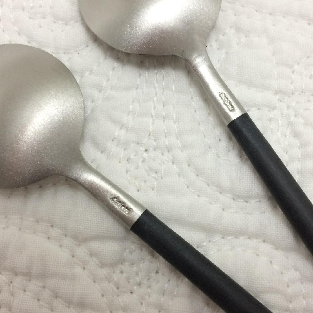 みみこ　GOA　ブラック＆シルバー　デザートサイズ　計16本