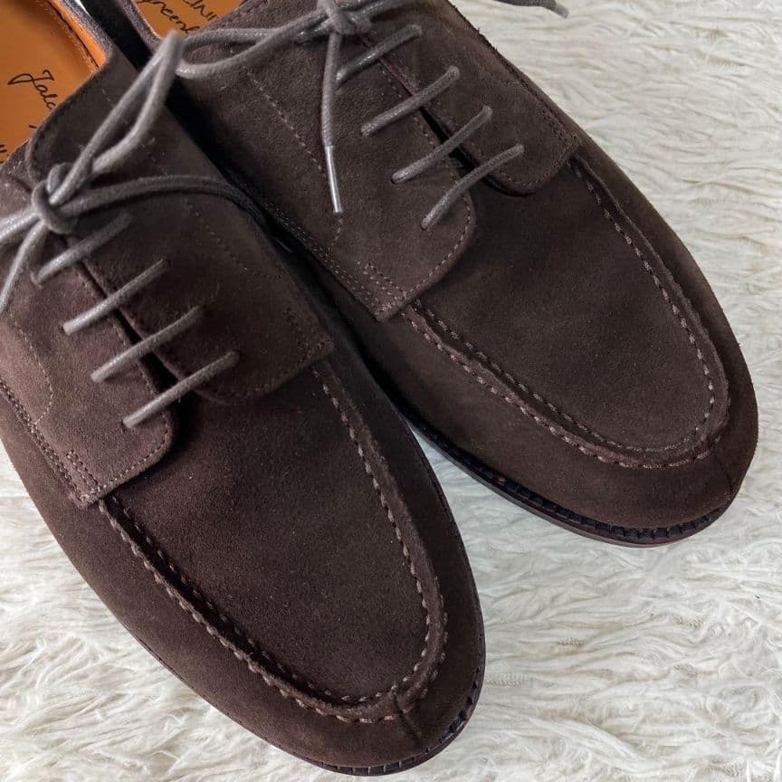 【本日限定セール】ジャランスリウァヤ スエード　Uチップ グリーンレーベル別注