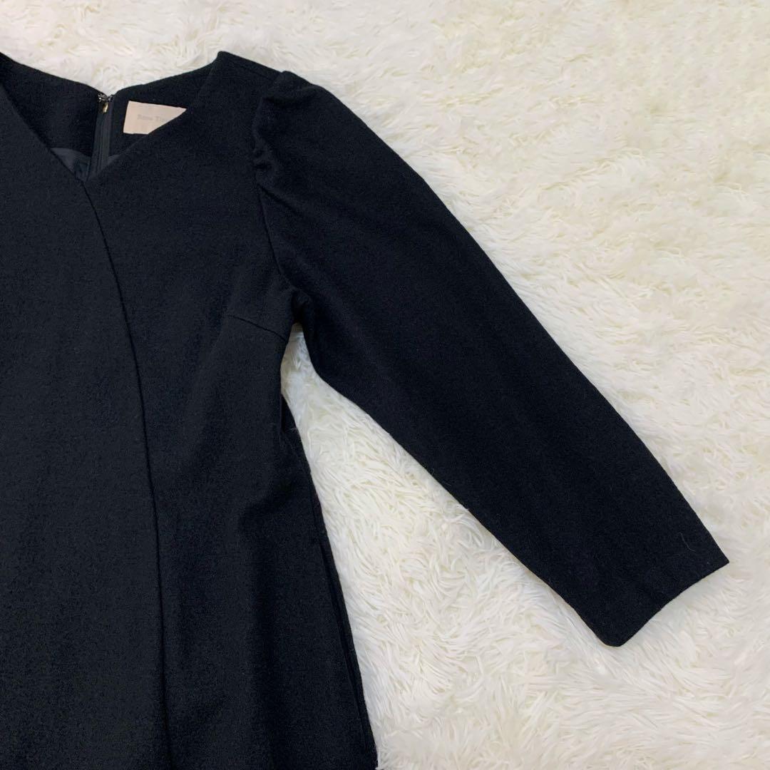 ローズティアラ エスカルゴ ワンピース ロング リボン 大きいサイズ 22AW