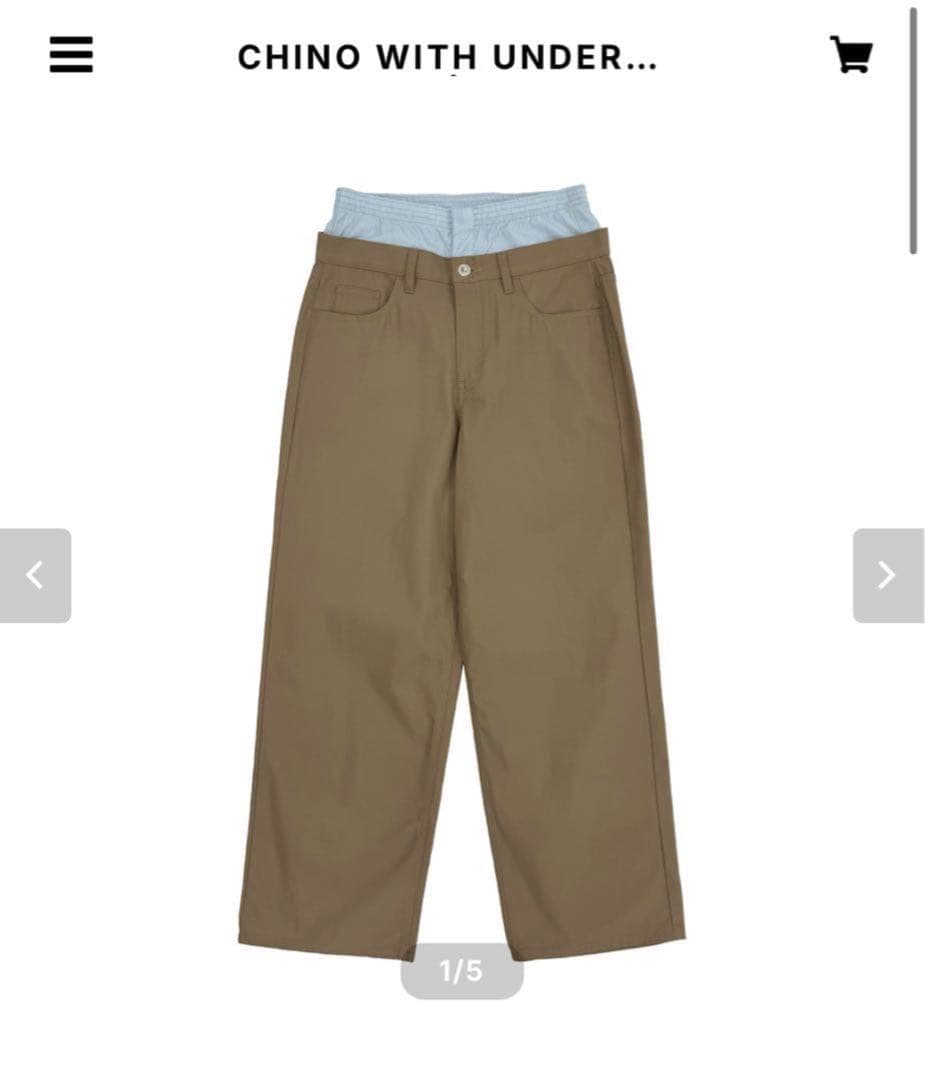 bio wear チノパン