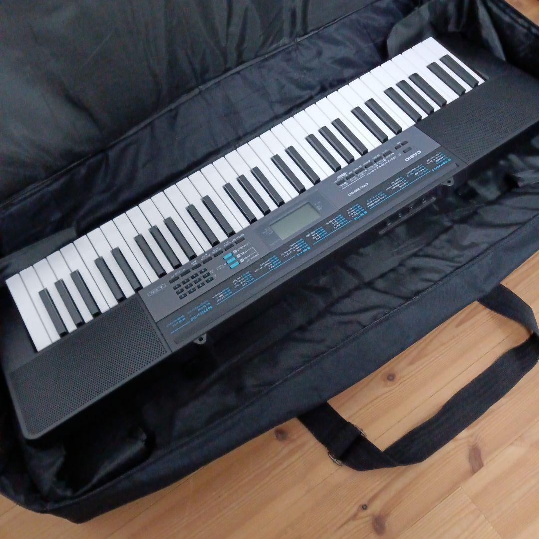 CASIO CTK-2550 電子キーボード スタンド ケース付き