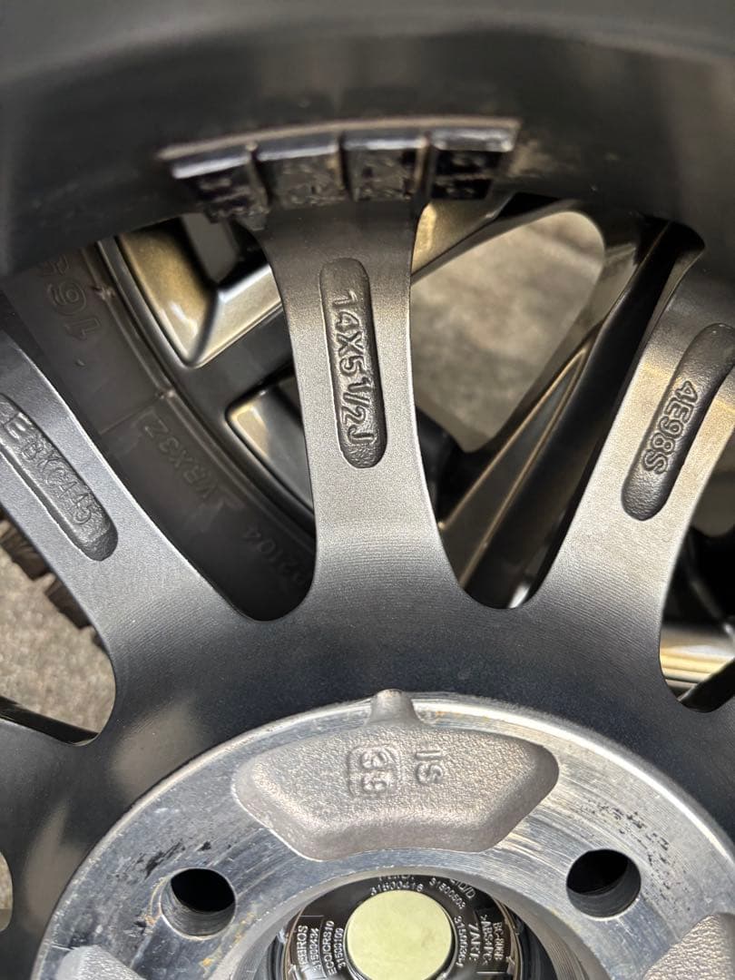 evian165/65/14 ブリヂストン　ブリザックVRX3スタッドレス