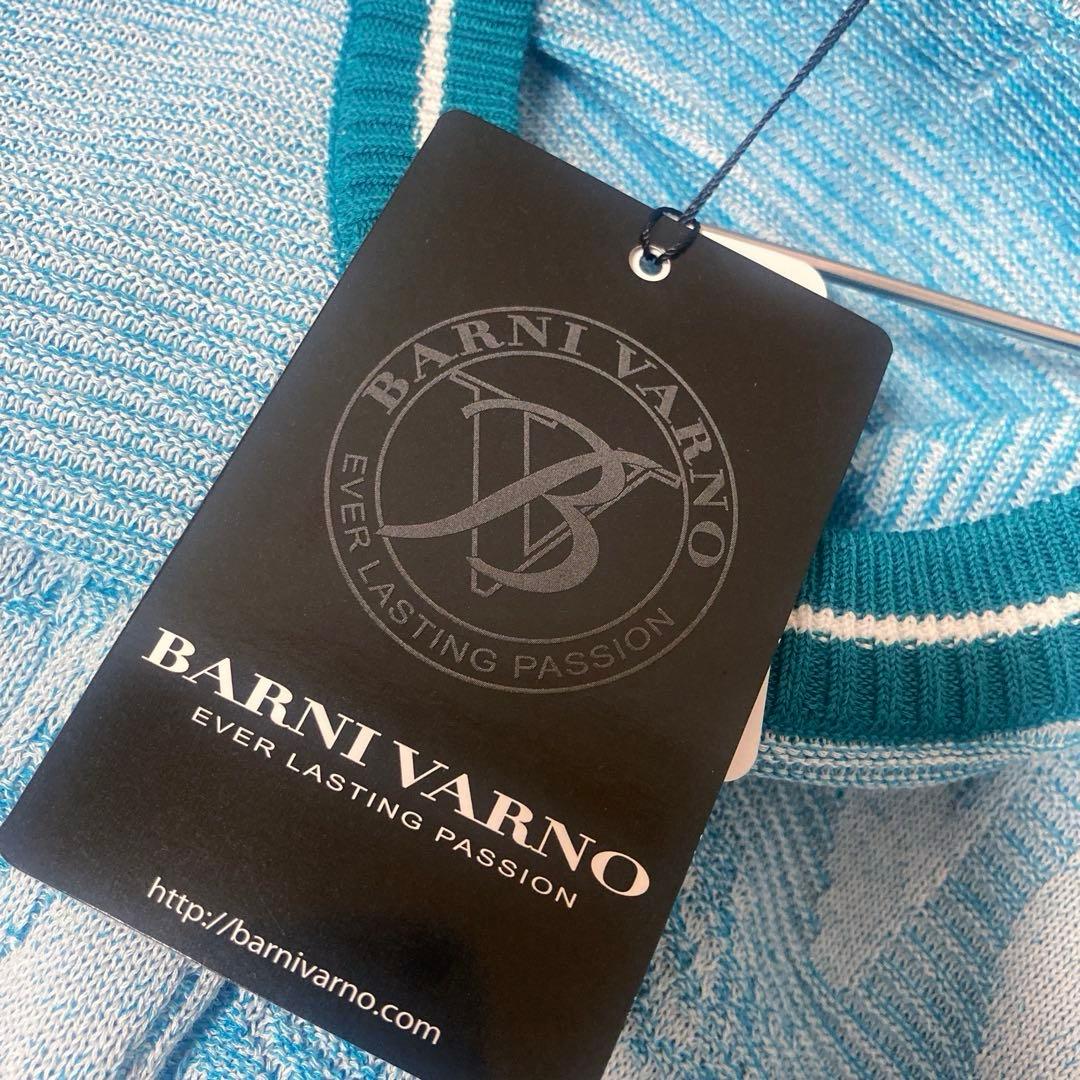 【BARNI VARNO】バーニヴァーノ タグ付 長袖サマーセーター LL