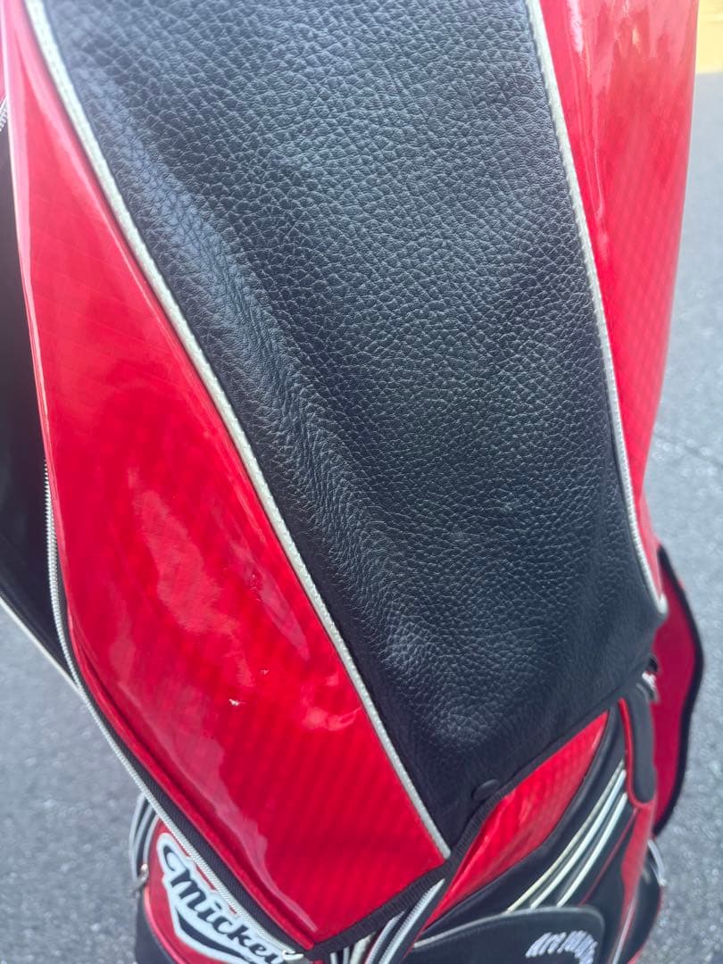 や*と様 ディズニー ミッキー キャディバッグ（ネームプレート付）