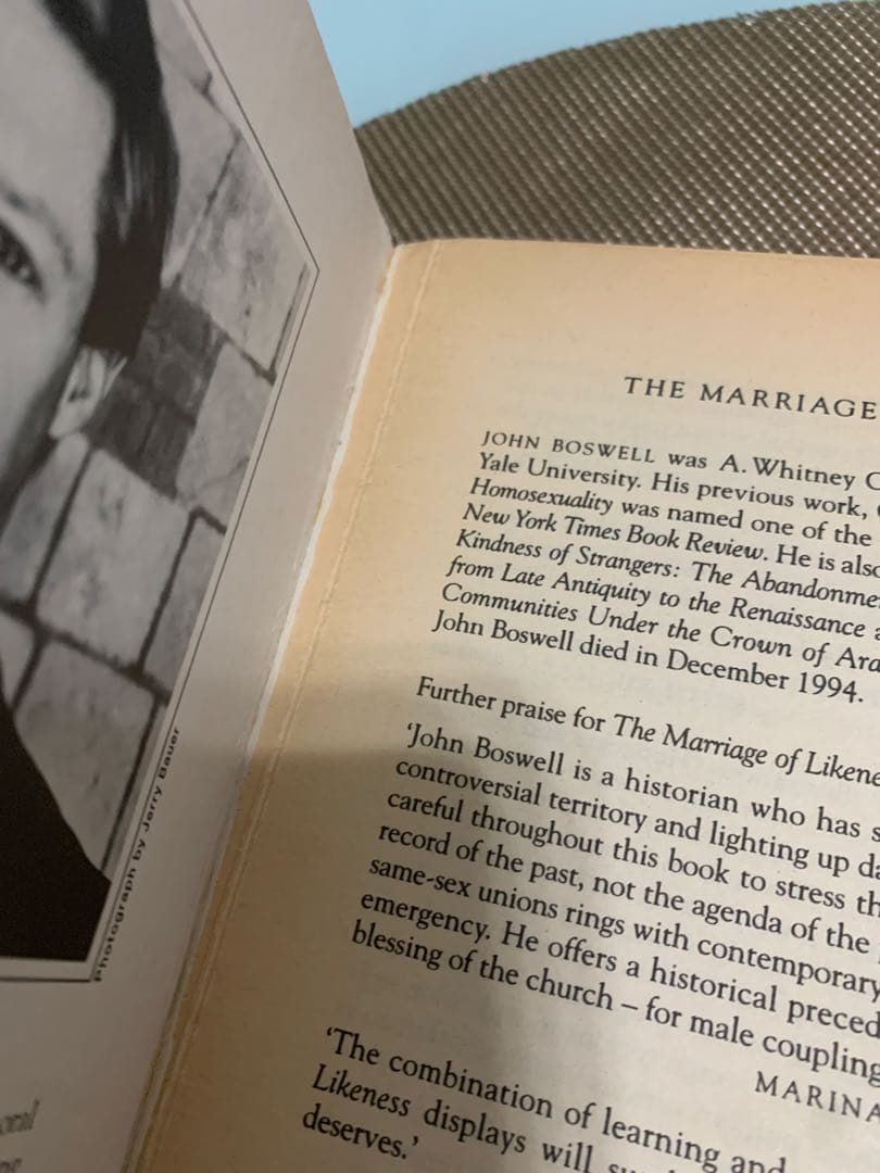 希少　The Marriage of Likeness John Boswell