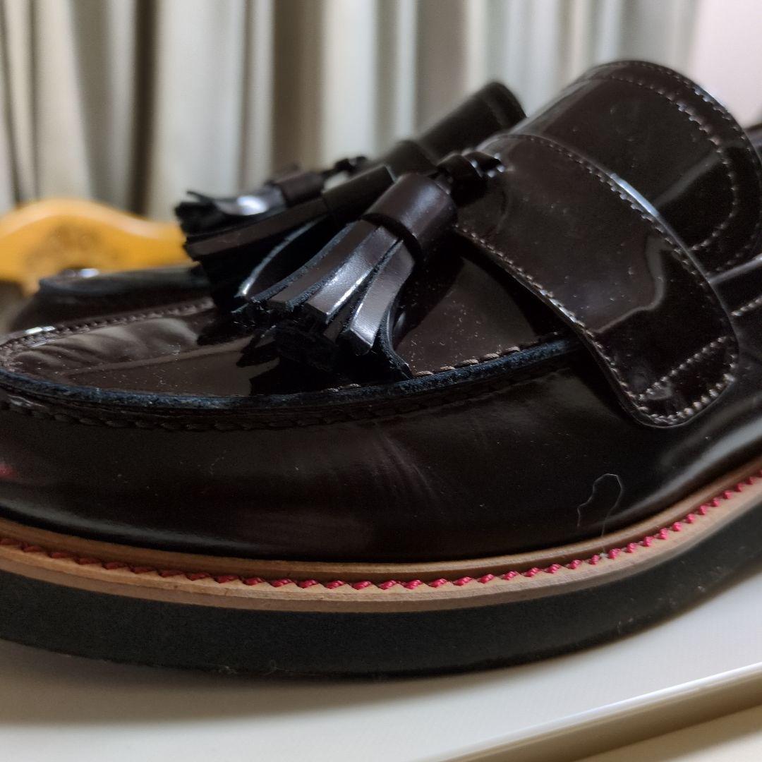 美品✨️ツモリチサト ウォーク タッセルローファー　エナメル　23.5