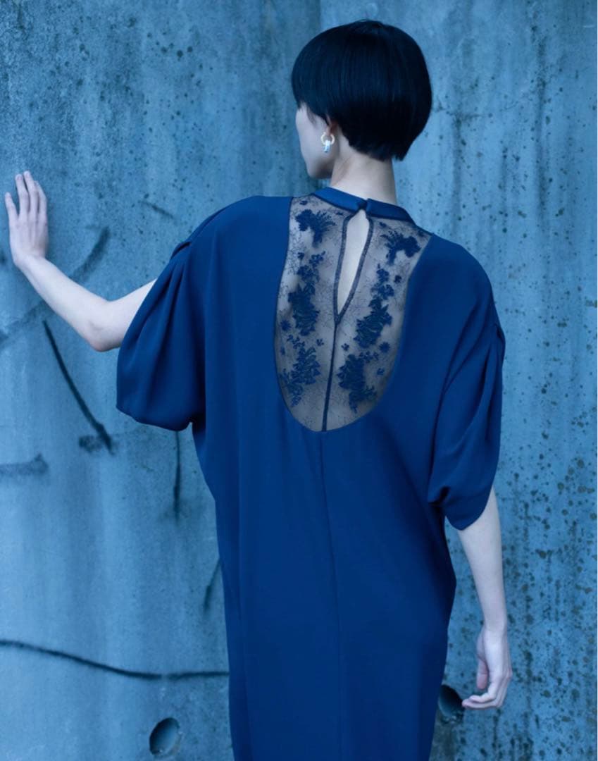 Mame kurogouchi Back Satin ワンピース 24SS
