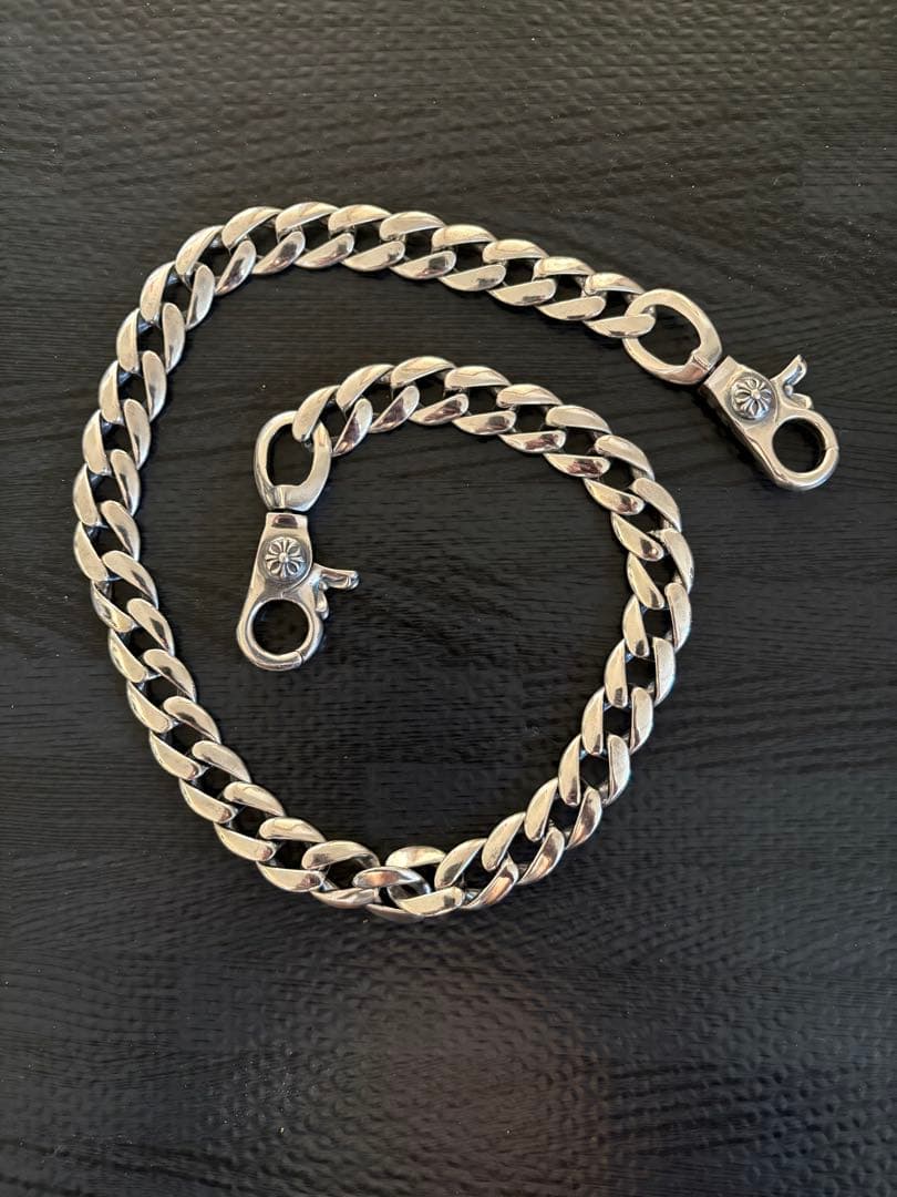 ウォレットチェーン　925刻印！　クロス　ラスト1点