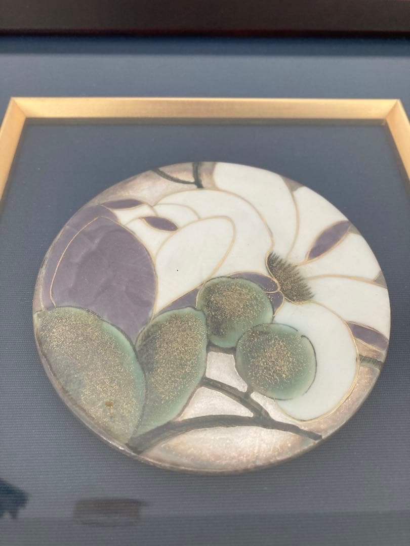 陶あん　陶額　陶板　陶葊　壁掛け　インテリア　プレート　飾り　清水焼　京都