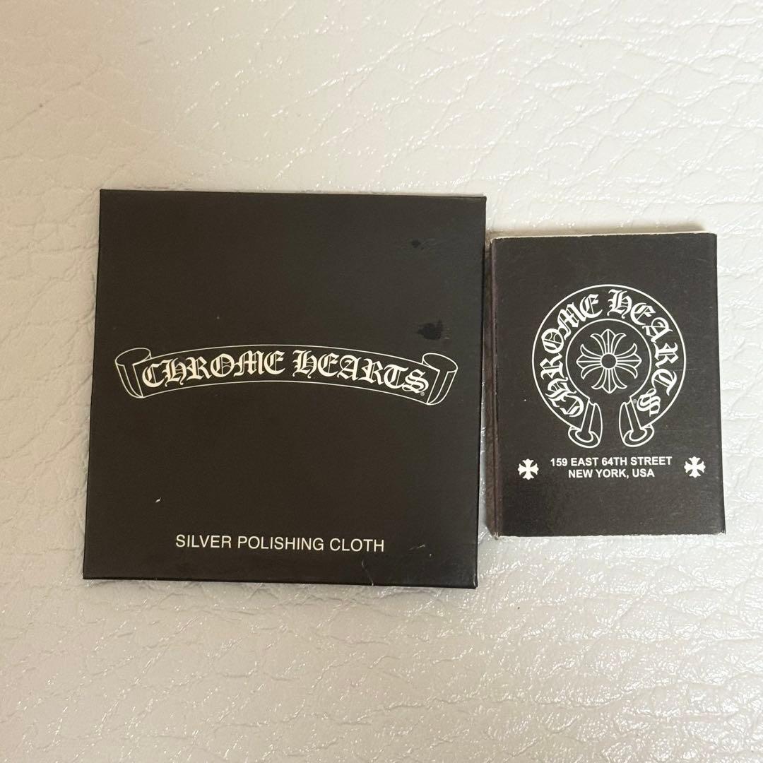 クロムハーツ Dキーリング クロスボタン ブラックレザー　ベルトループ