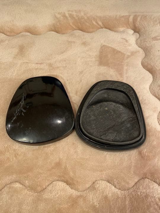 ⑳年始値下げ【新品未使用】歙州硯（金星水波羅紋稚龍硯）