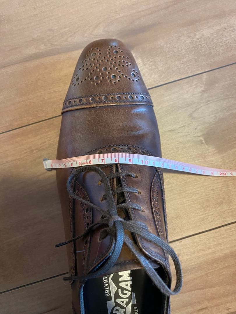 Salvatore Ferragamo ブローグシューズ ブラウン