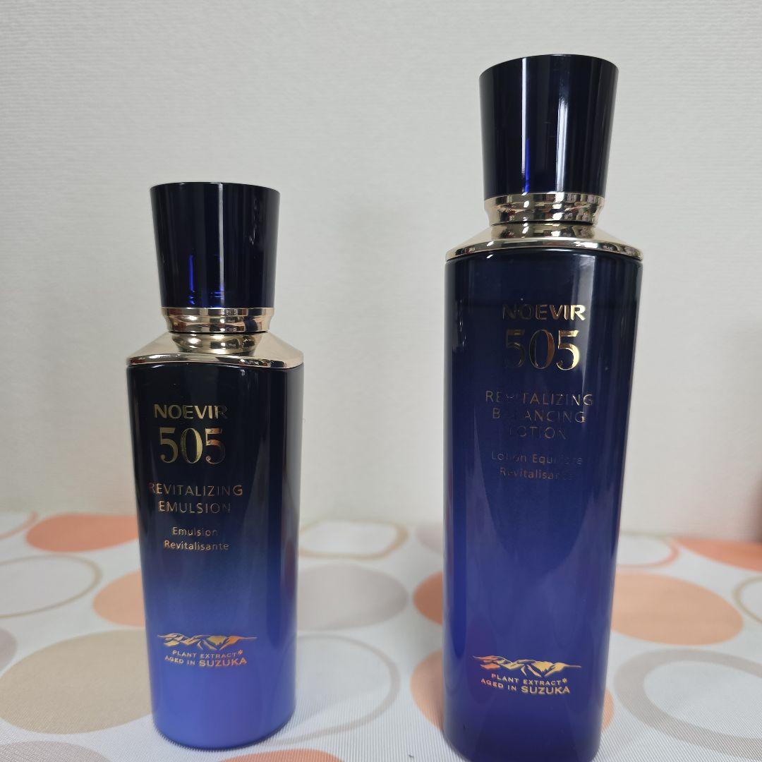 ノエビア 505 スキンローション未使用に近い・ミルクローション残量6割