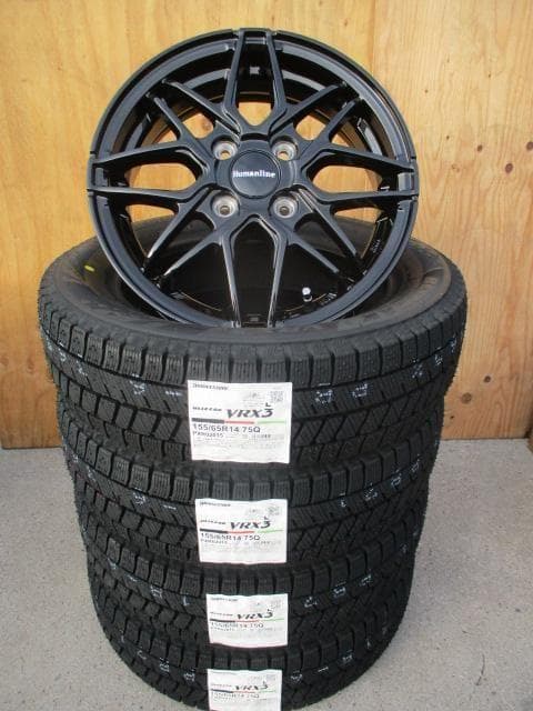 ちゃーさん　ブリヂストン☆VRX3☆155/65R14☆軽自動車