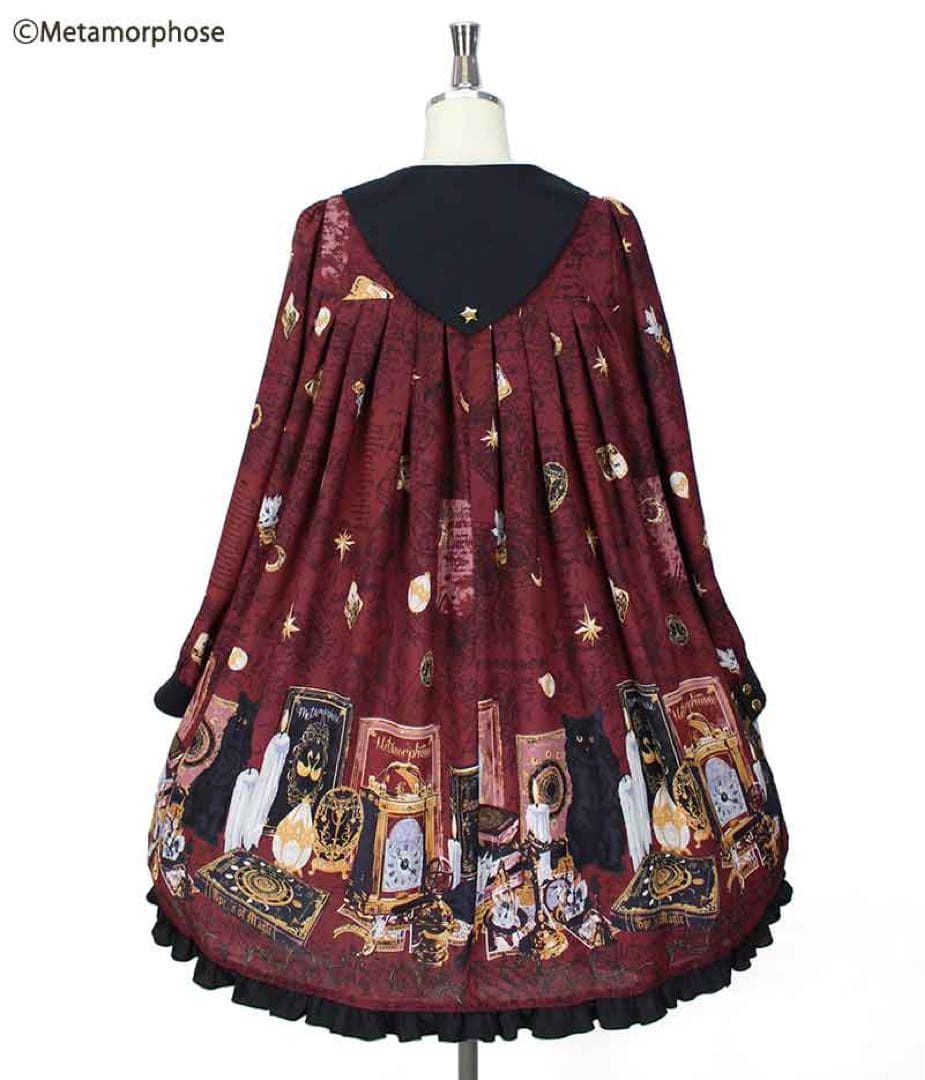 メタモルフォーゼ 黒猫Aラインワンピ