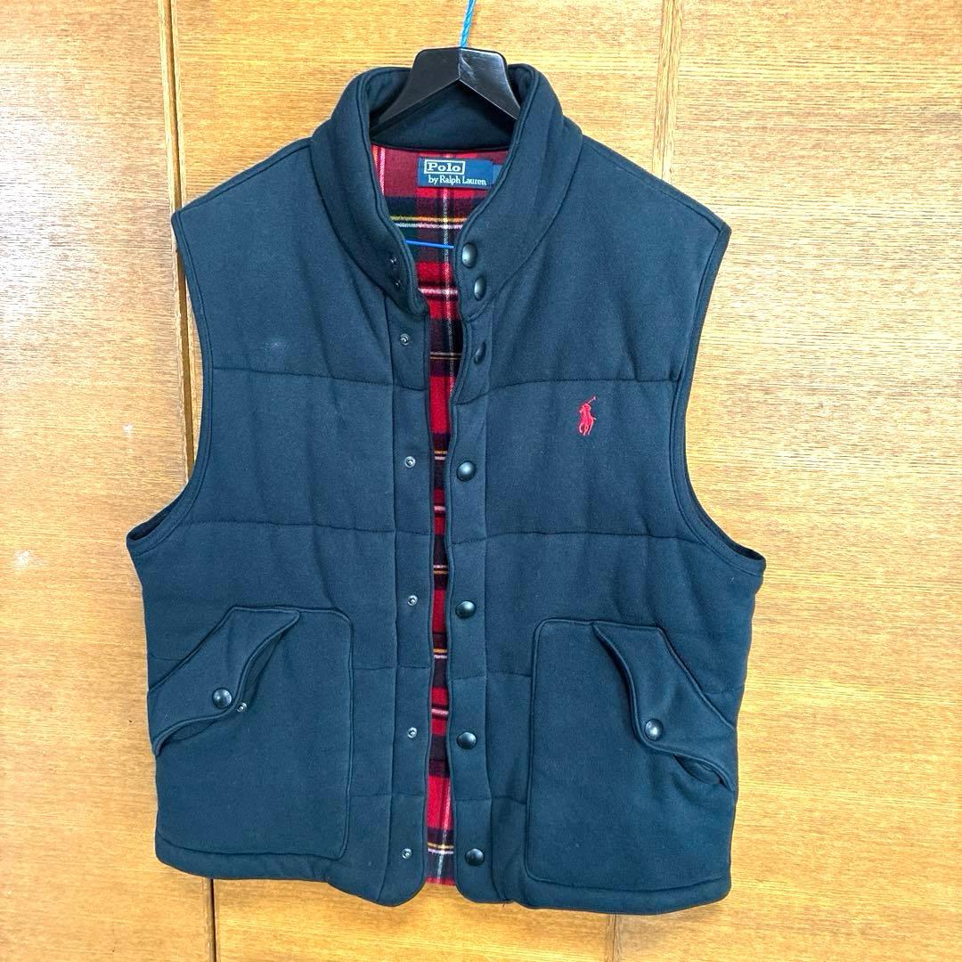 Polo by Ralph Lauren 黒 ダウンベスト L