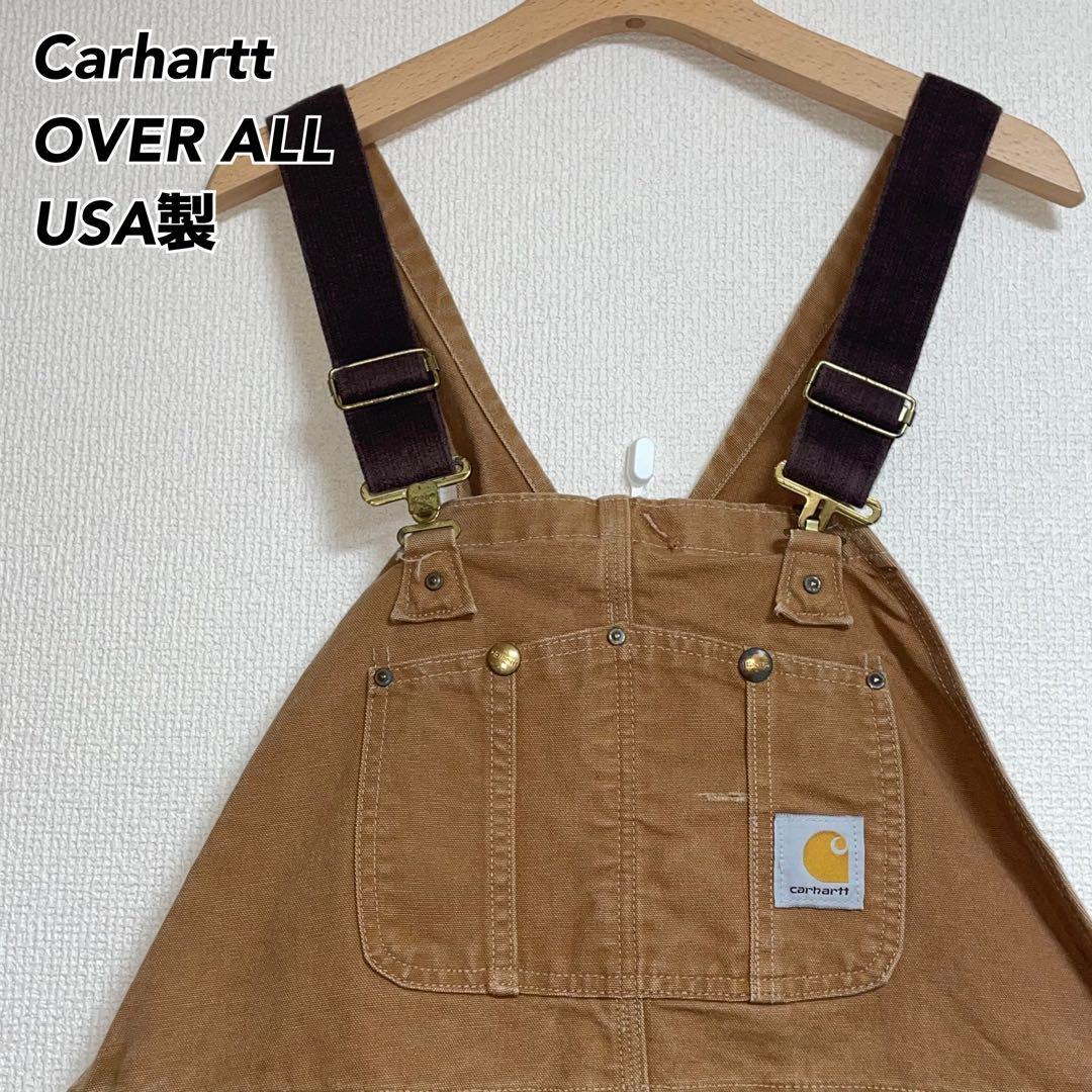 ベ*パ様 《ワンポイントロゴ》Carharttカーハートダブルニーオーバーオール
