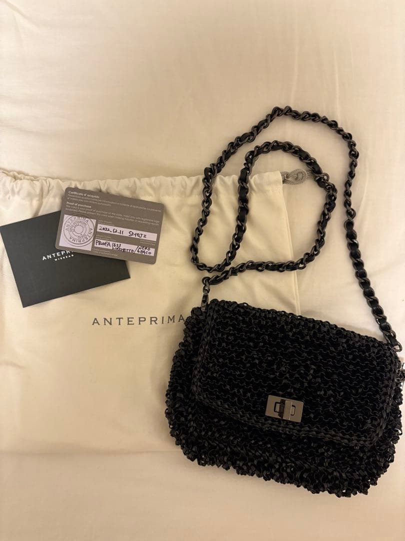 ANTEPRIMA ルッケット/エナメルブラック