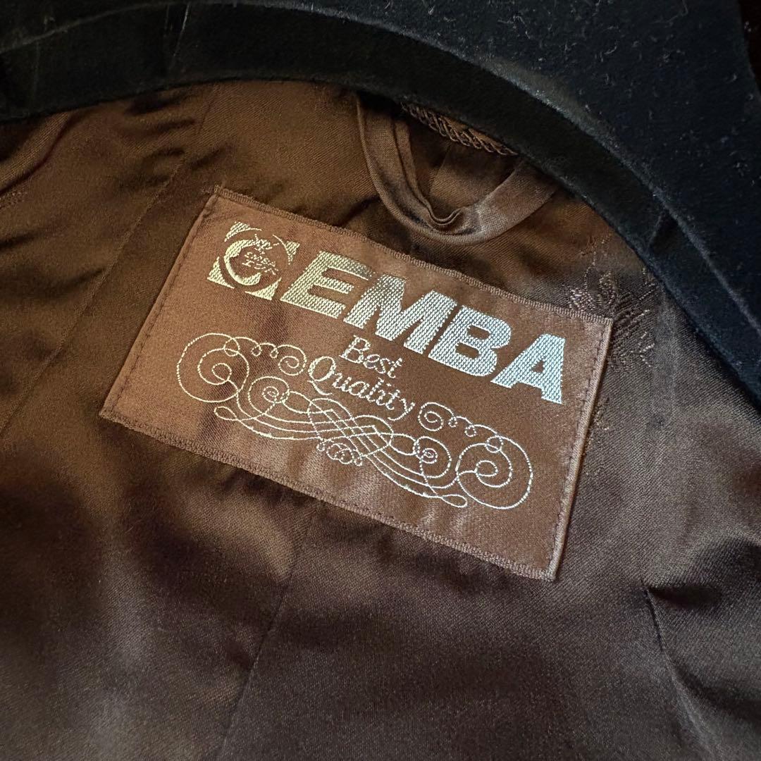 EMBA ミンクファーコート ロングコート 毛皮　ブラウン　11号　エンバ