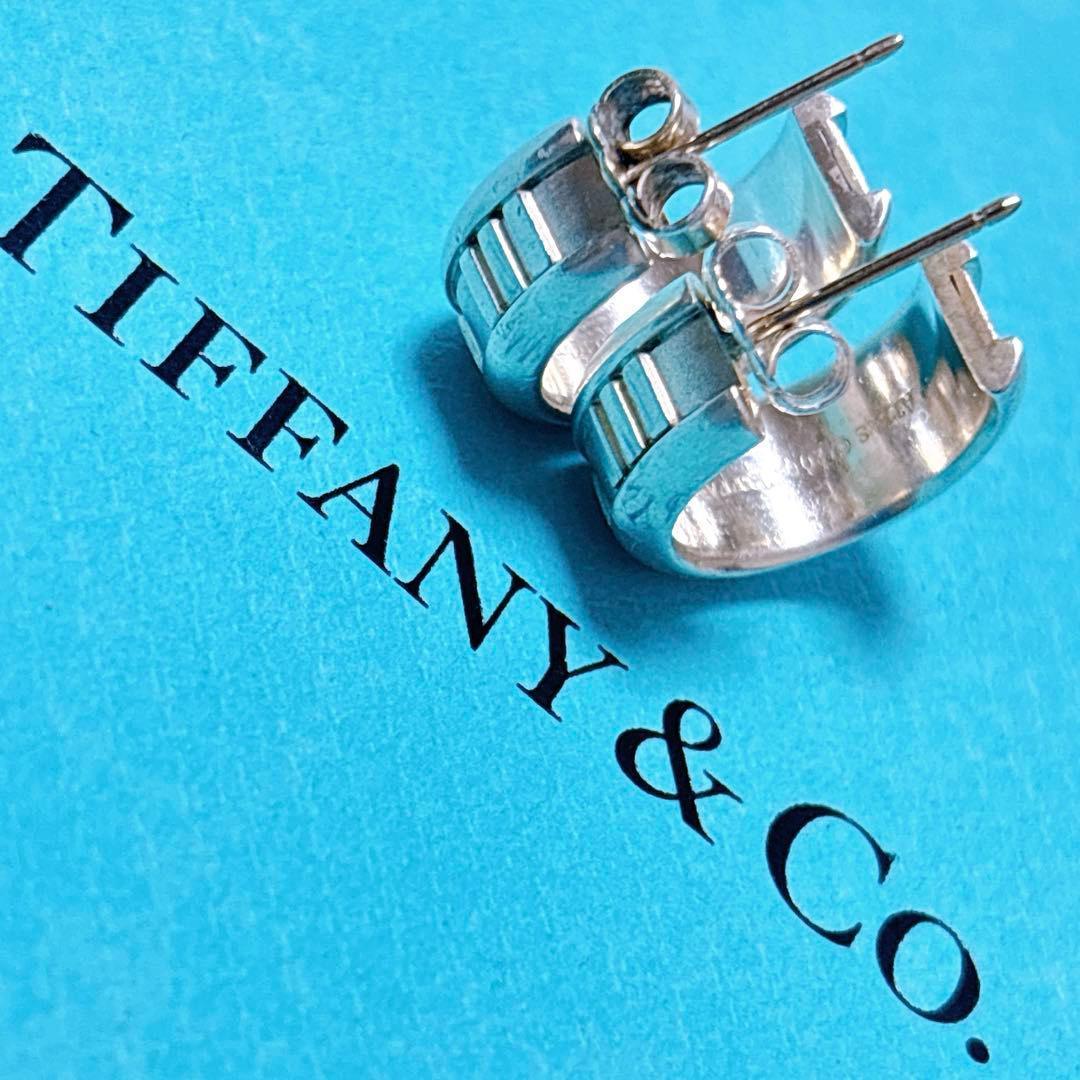 【美品】Tiffanyティファニー ミニ アトラス 両耳 ピアス シルバー925
