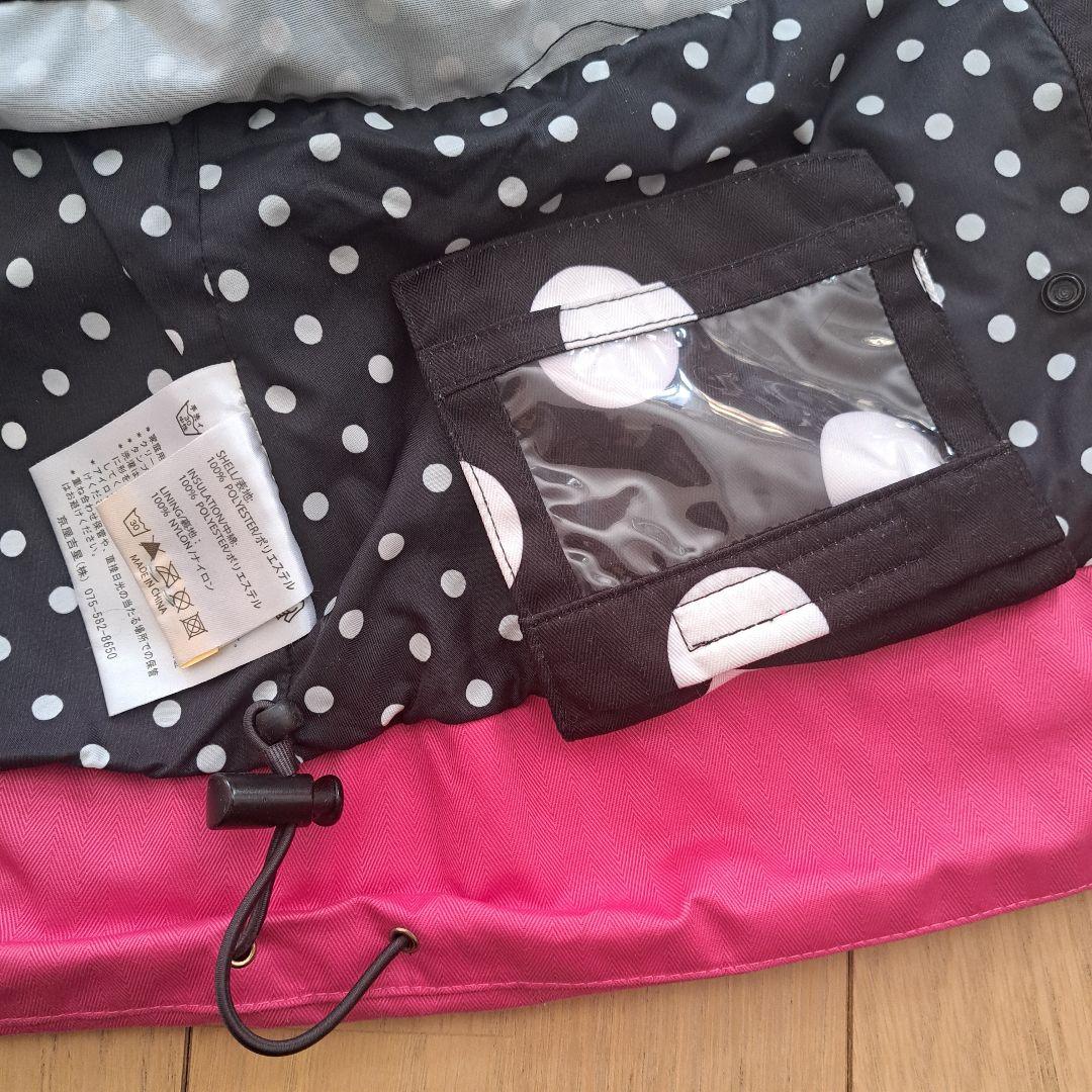 ★M★SiROP★スノーボードウェア★上下セット★黒×ピンク★水玉★レディース★