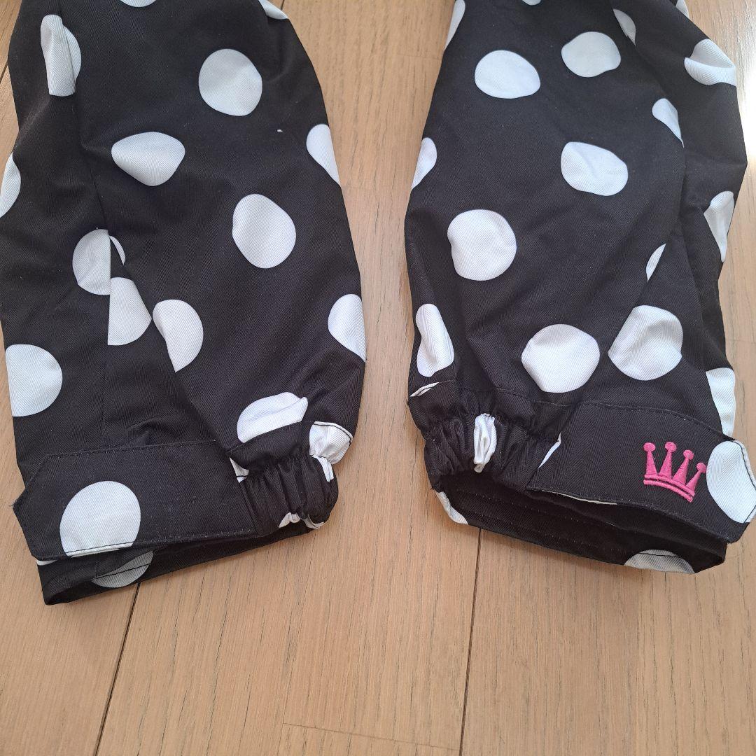 ★M★SiROP★スノーボードウェア★上下セット★黒×ピンク★水玉★レディース★