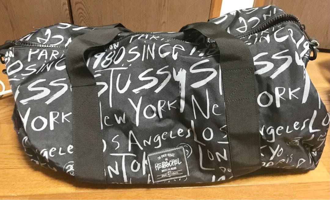 stussy Herschel ボストンバッグ　コラボバッグ