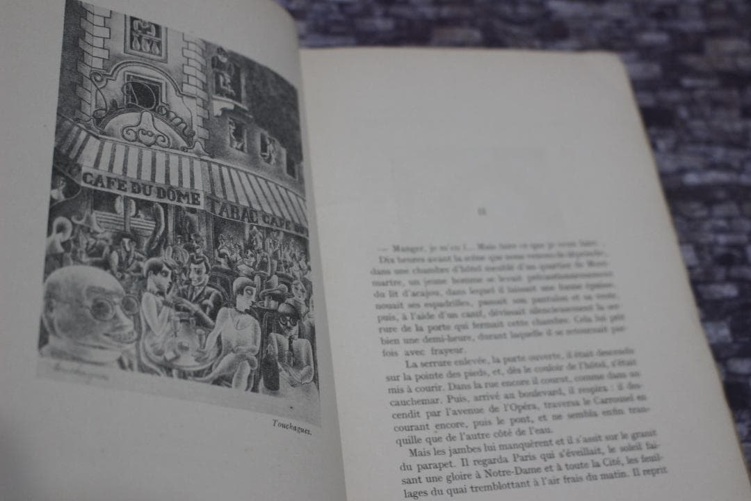 藤田嗣治挿絵本「モンパルナス」1929年 貴重