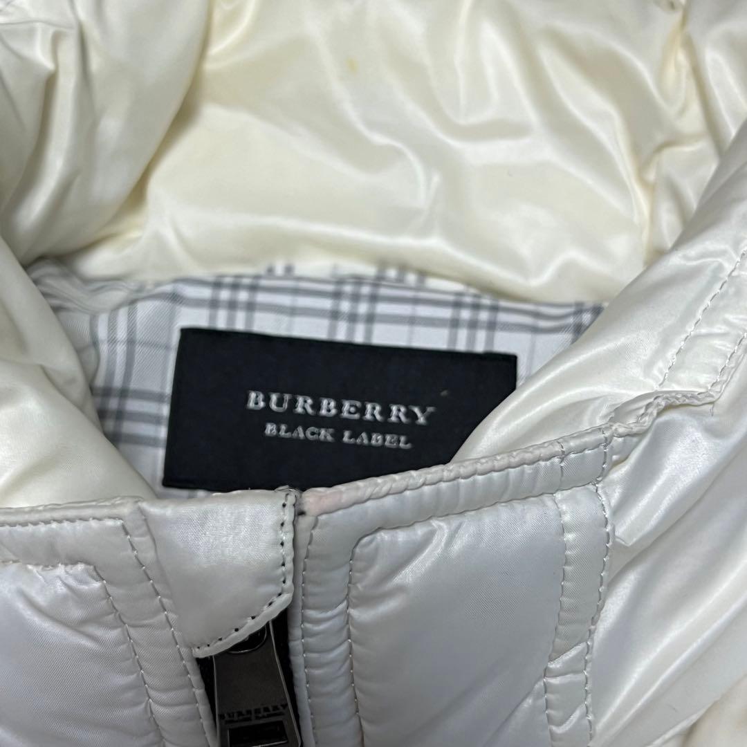 BURBERRY BLACK LABEL/ダウンジャケット/LL/ホワイト