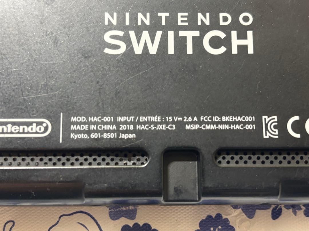 Nintendo Switch HAC-001 2018年製 初期型