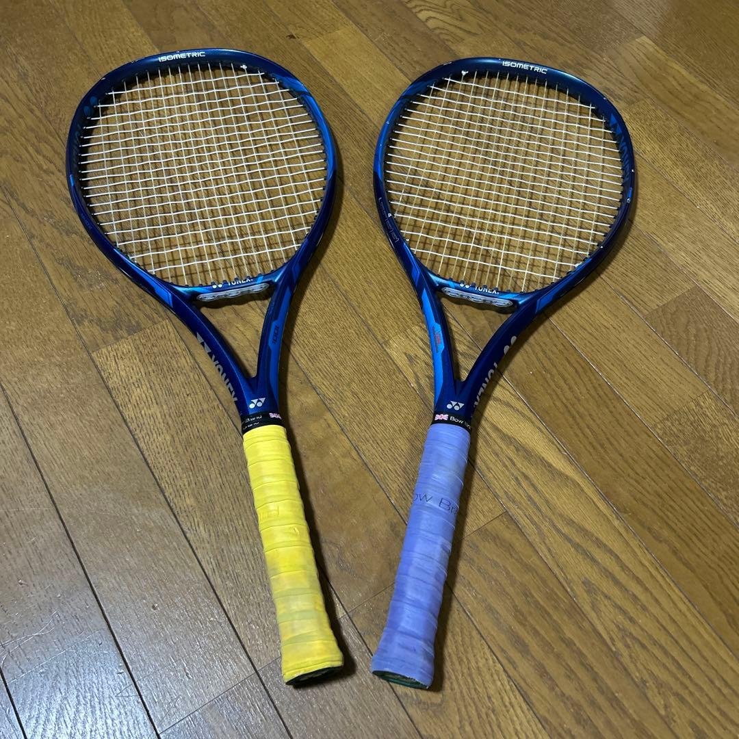 ヨネックス硬式テニスラケット　2本 E ZONE100L G2 イーゾーン