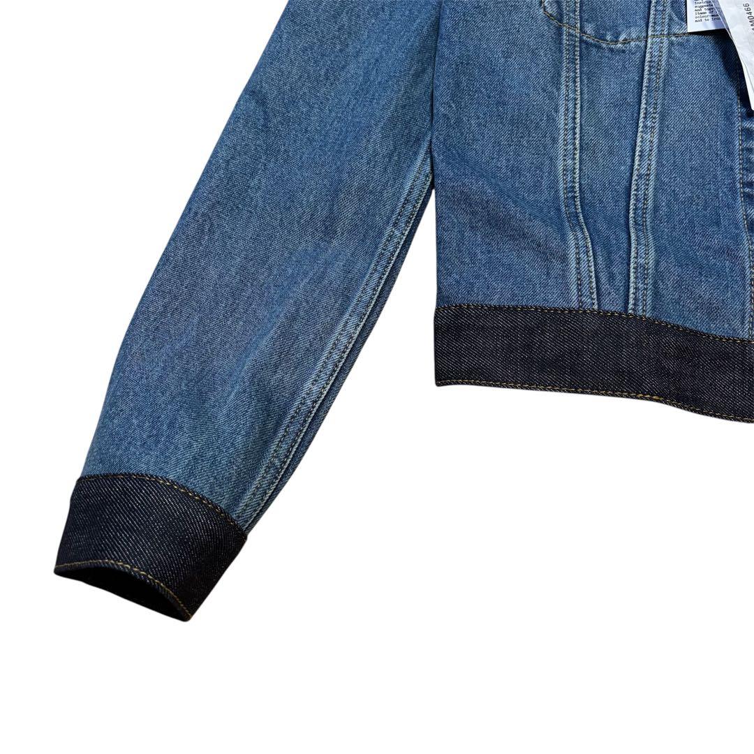タグ付　メゾンマルジェラ　デニムジャケット インディゴ S51AM0466