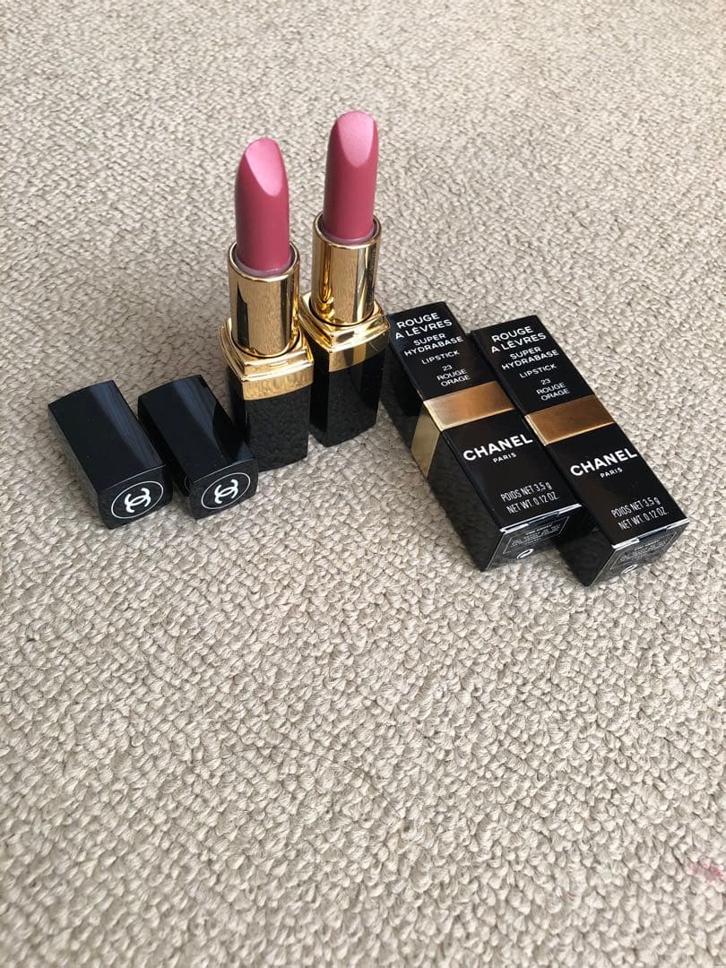 CHANEL 23ROUGE ORAGE 同色2本　新品未使用