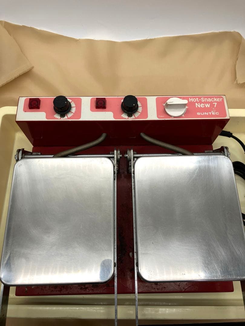 k*m様 動作品　SUNTEC サンテック ホットサンドメーカー ホットスナッカ