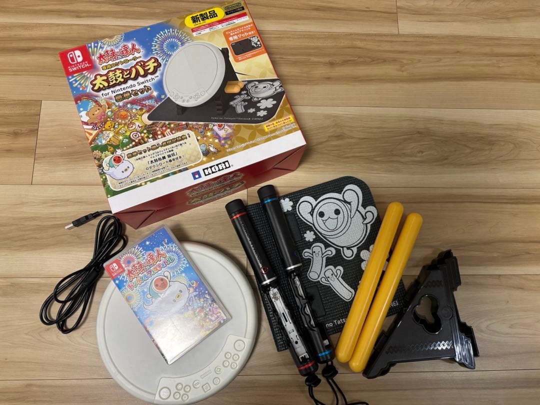 太鼓の達人 Nintendo Switch ソフト 豪華セット&フィットバチ