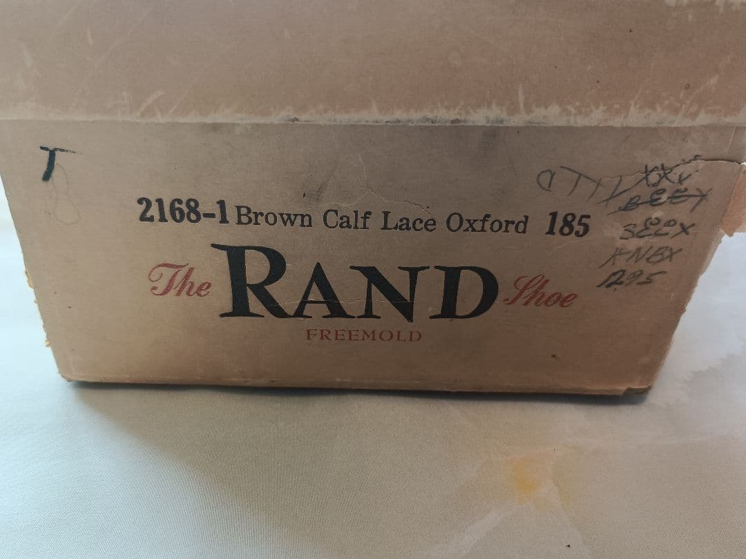 デッドストック 60s Rand Punched Cap Toe