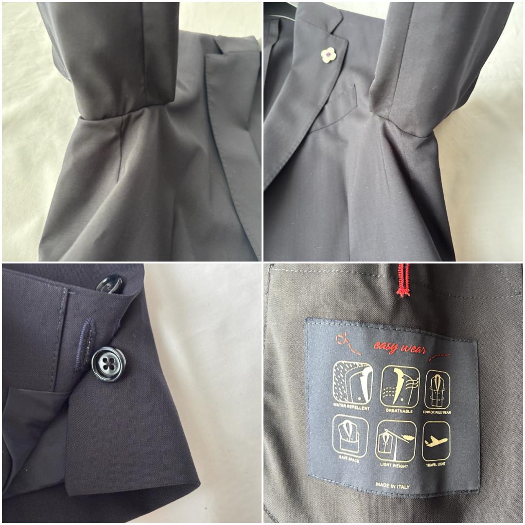美品 ラルディーニ スーツ セットアップ easy wear ネイビー 52