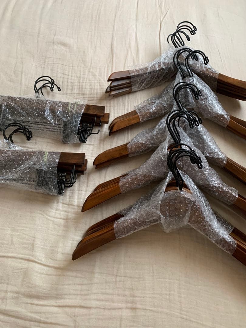 木製　ロータスハンガー ロータス プレスハンガー L まとめ売り