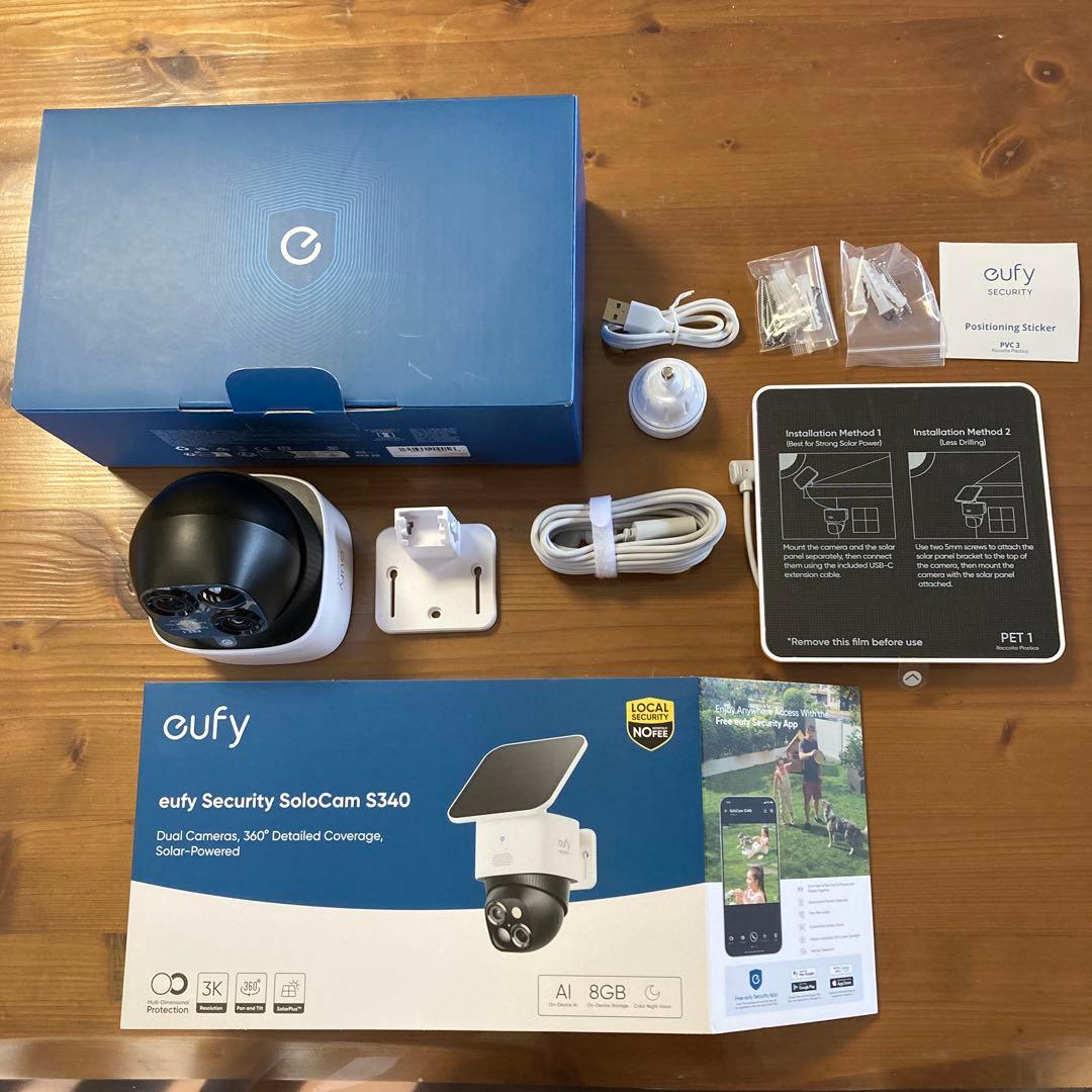 eufy SoloCam S340 防犯カメラ