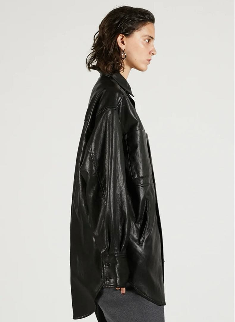 今期　prankproject プランクプロジェクト　 レザージャケットシャツ