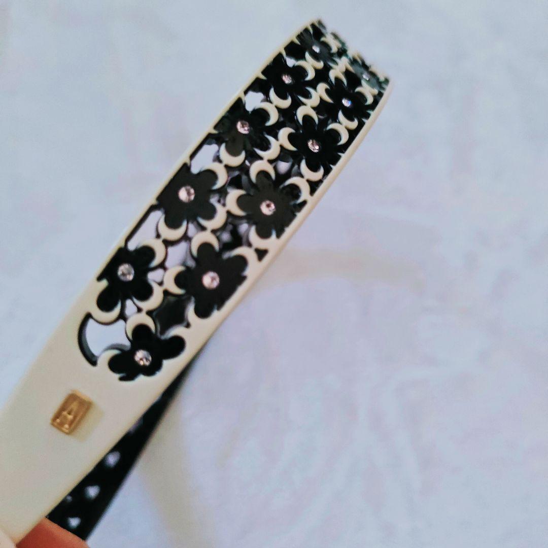 アレクサンドルドゥパリ　カチューシャ　花　レース　スワロフスキー　高級　フランス