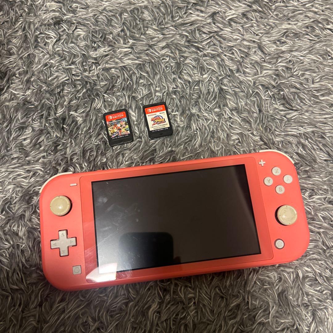 Nintendo Switch Lite ピンク 本体+ゲーム2本