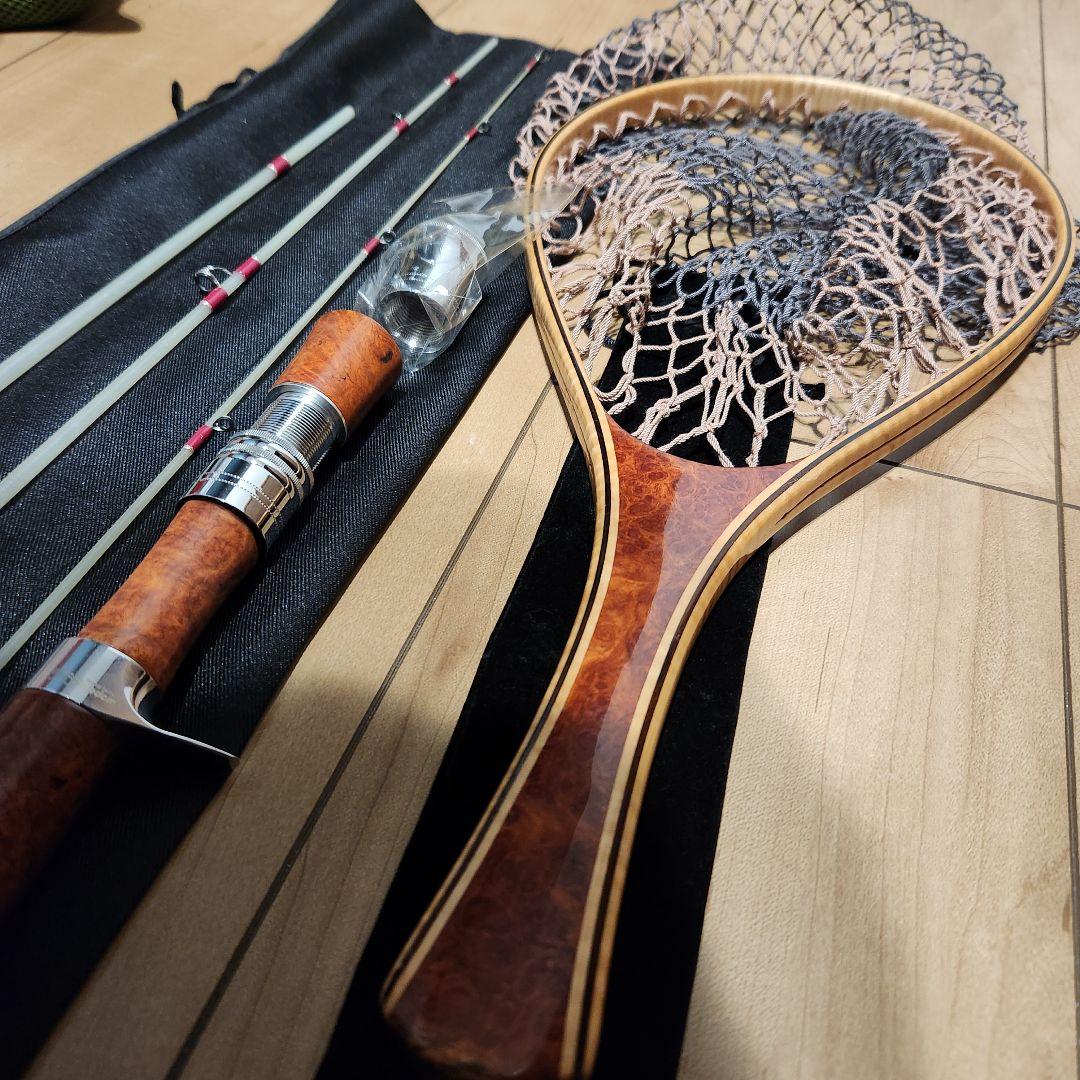 花梨 ランディングネット グラスロッド